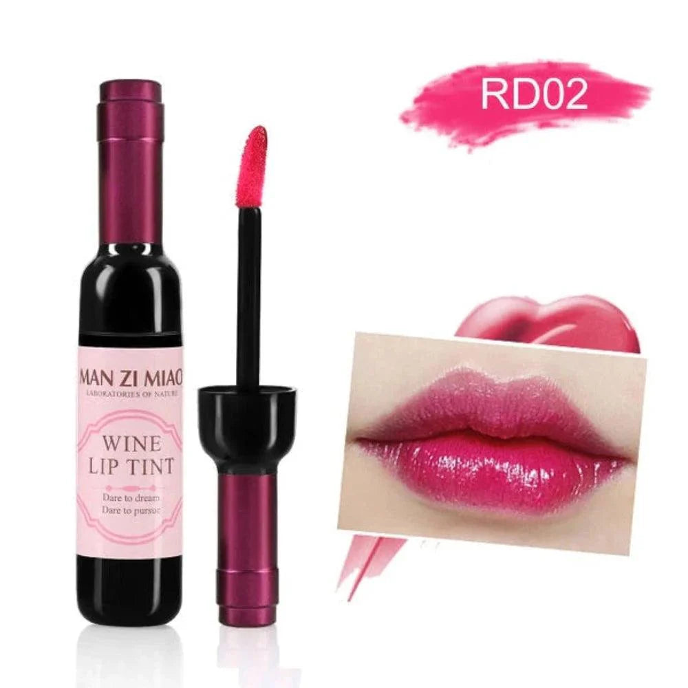 6 Pcs Wine Lip Tint Man ZI Miao