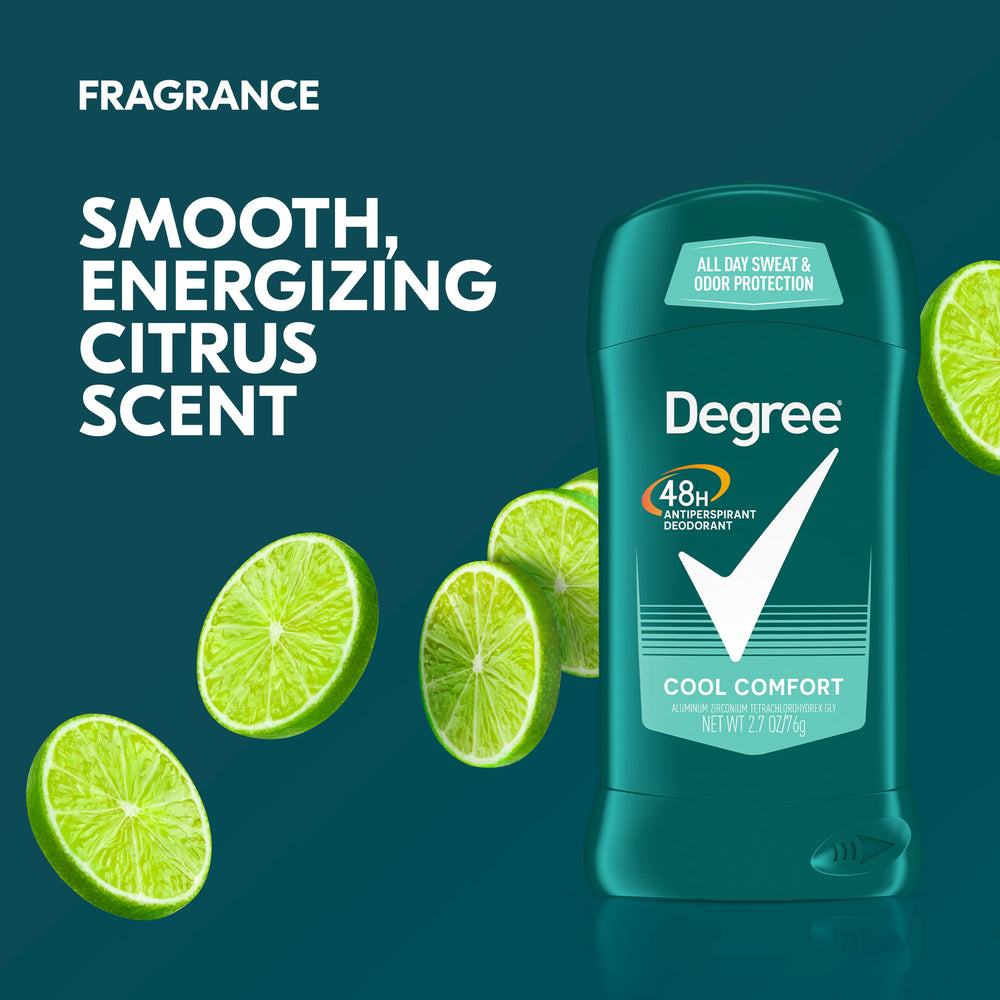 Degree Cool Comfort Antiperspirant Deodorant Stick - 76g Degree