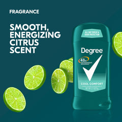 Degree Cool Comfort Antiperspirant Deodorant Stick - 76g Degree