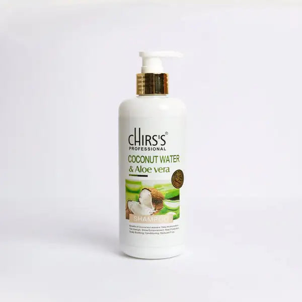 Chirs's Professional Coconut Water & Aloe Vera Shampoo - 400ml Chirs's