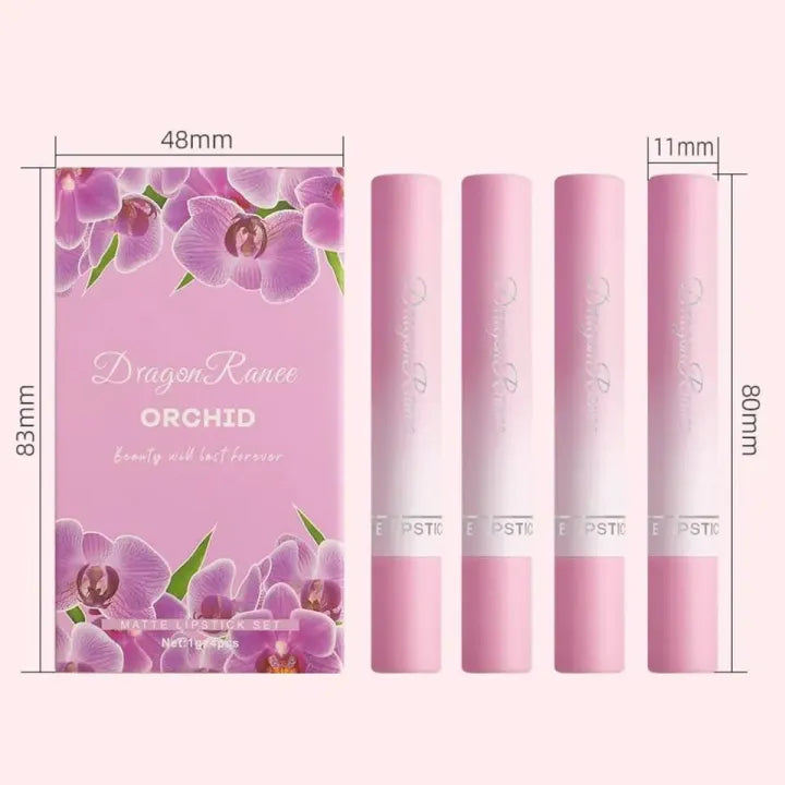 Dragon Ranee 4 IN 1 Creative Pure & Flawless Love Cigarette Matte Lipstick Dragon Ranee
