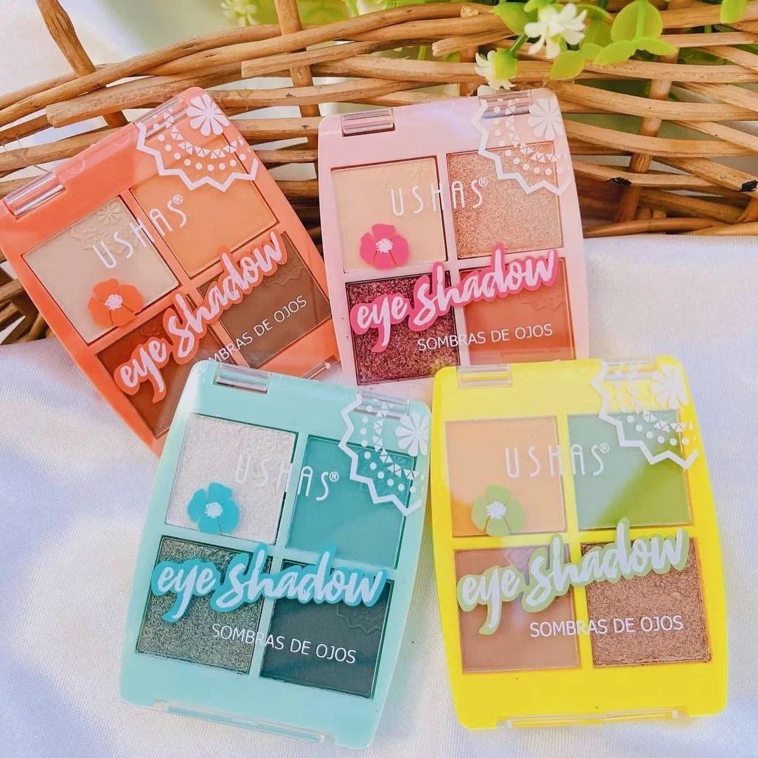USHAS 4 Shades Eyeshadow Palette Msyaho