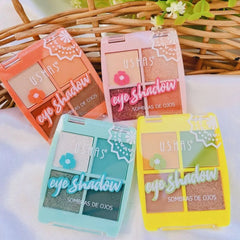 USHAS 4 Shades Eyeshadow Palette Msyaho