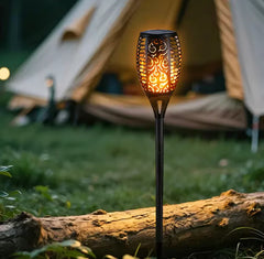 Outdoor Garden Solar Flickering Flame Light, Garden Yard Lamp, LED Cosmia.pk