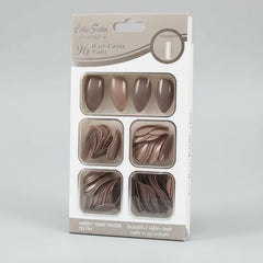 Color Sister 96-Piece Artificial Nails Set Color Sister