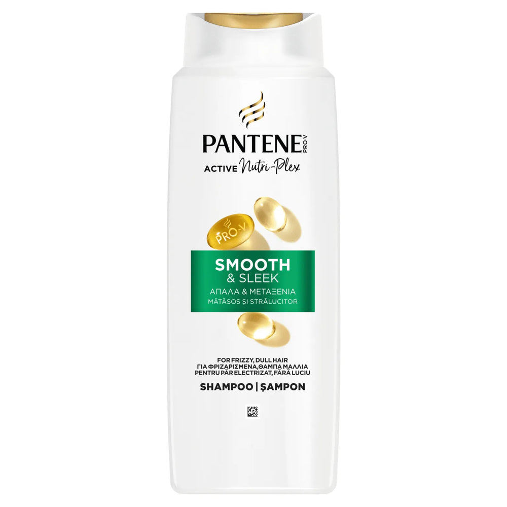Pantene Pro-V Smooth & Sleek Shampoo, For Frizz/Dull Hair - 700ml Pantene