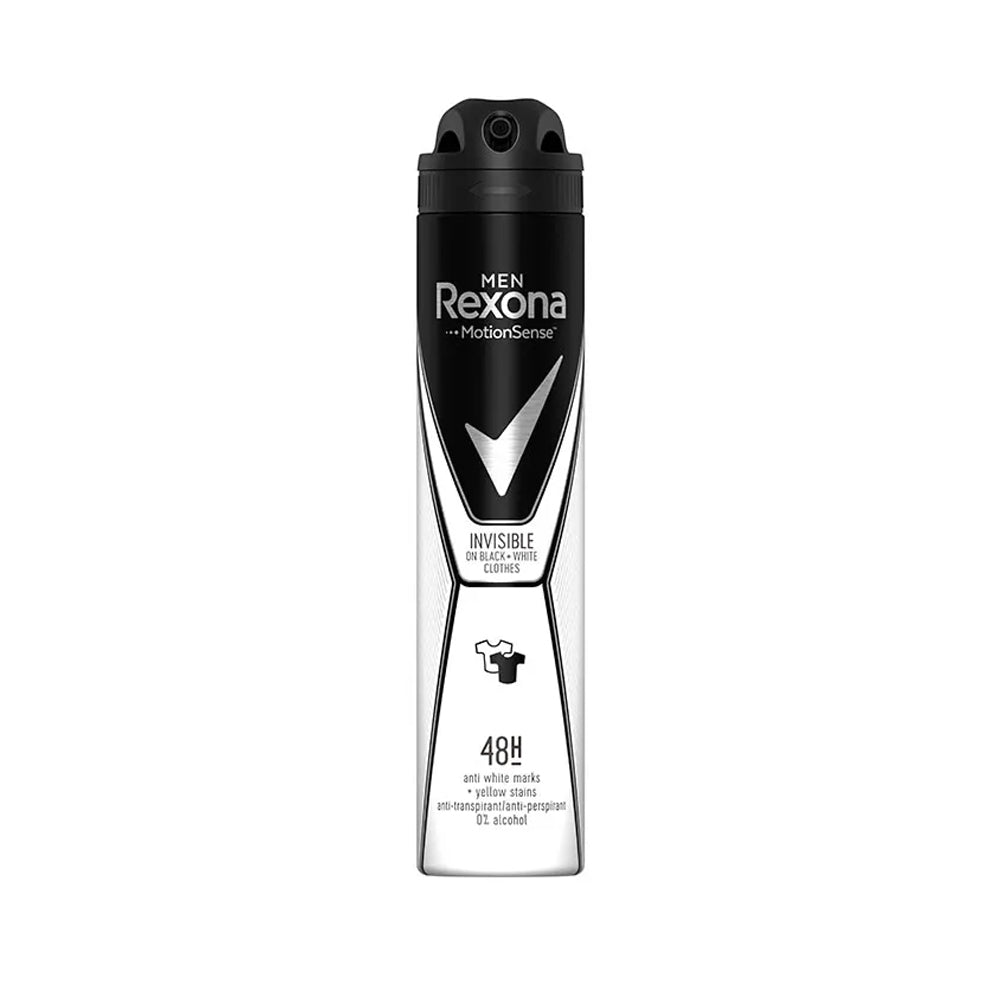Rexona Men Invisble On Black+white Body Spray 200ml REXONA