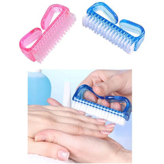 Fingers Nails Cleaning Scrubbing Brush Pack of 2 Cosmia.pk