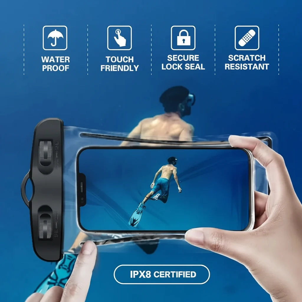 Universal Water Proof Pouch For Mobile Phone - Each Cosmia.pk