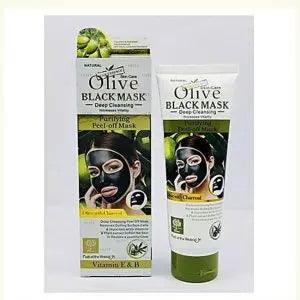 Olive with Milk Whitening Facial Black Charcoal Mask - 120g Olive