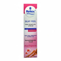 Relax Silky Feel Rose Hair Removing Cream - 120g Relax