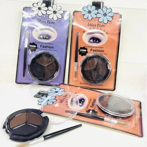 Miss Fon 3in1 Eyebrow Powder Kit Miss Fon