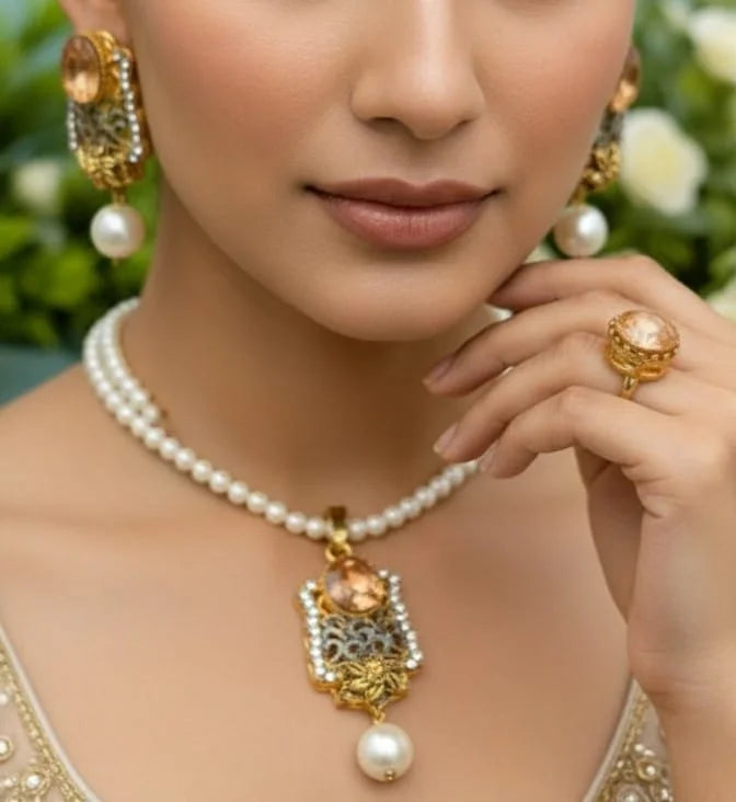 Turkish Locked Jewelry Set for Women Cosmia