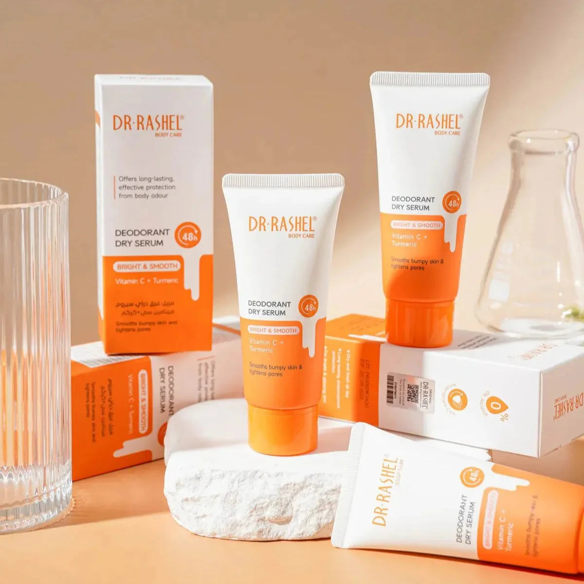 DR.RASHEL Vitamin C +Turmeric Deodorant Dry Serum - 60ml DR.Rashel
