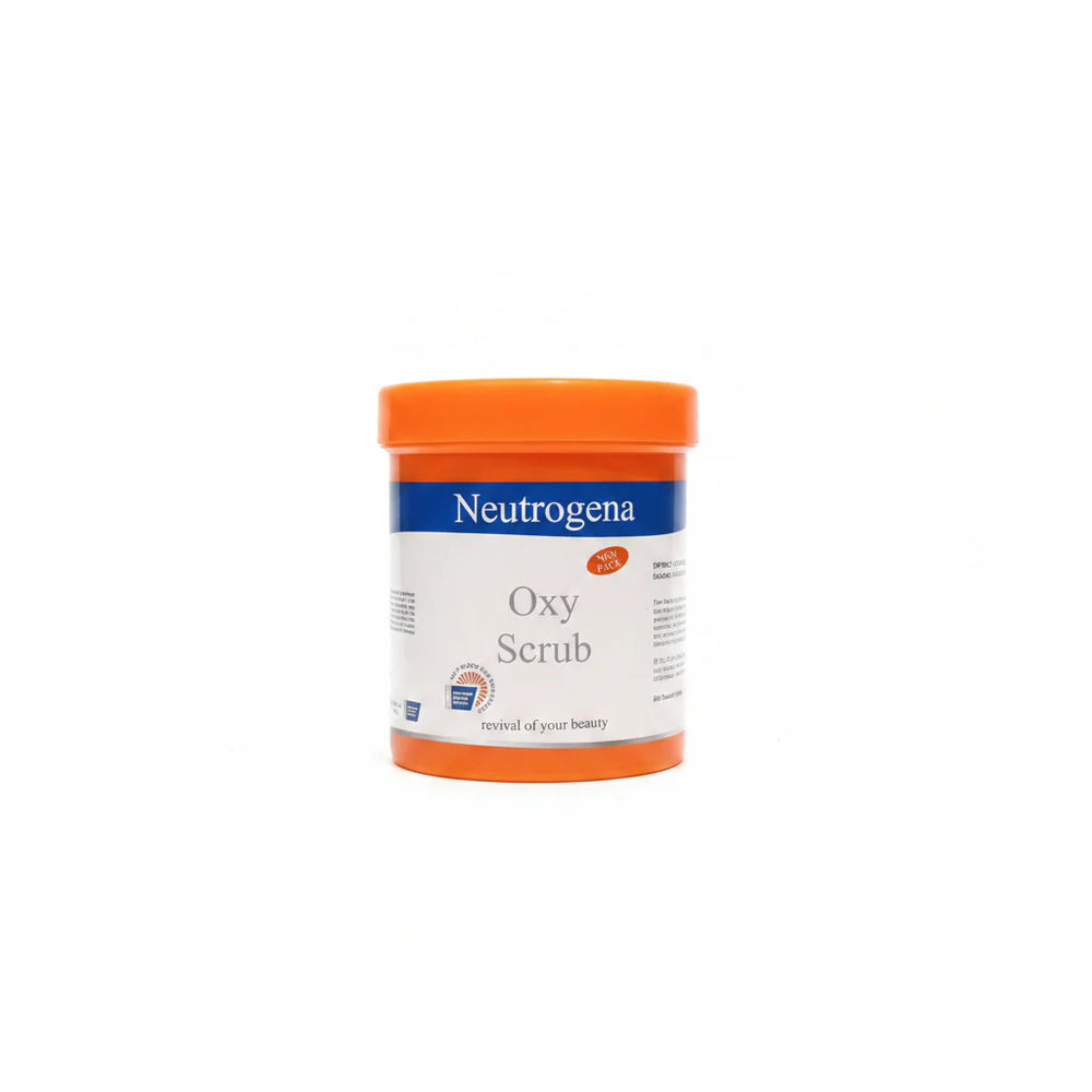 Neutrogena Oxy Scrub – Deep Exfoliating Face & Body Scrub (Large Jar) Neutrogena