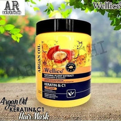 Wellice Argan Hair Mask 1 Kg Wellice