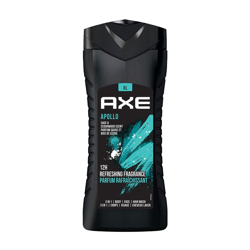 Axe Apollo Xl 3in1 Shower Gel 250ml Axe