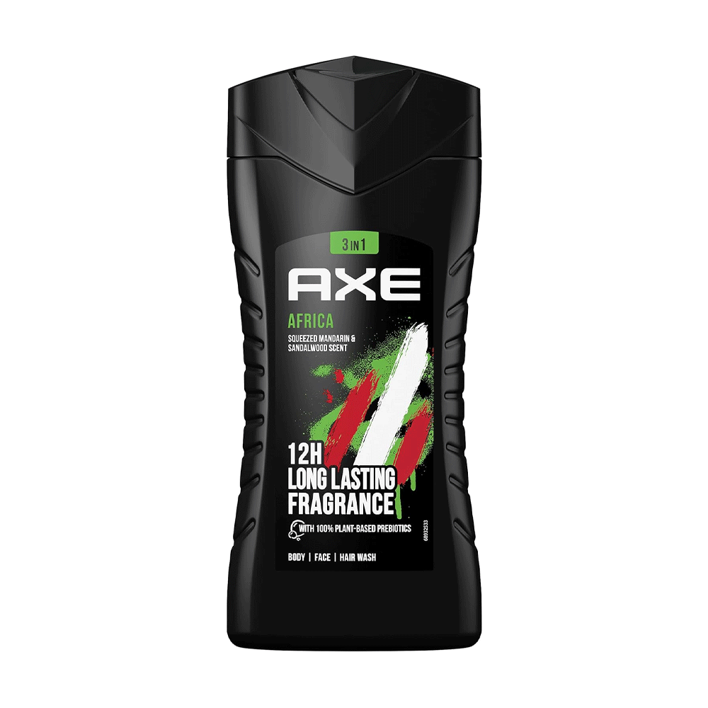 Axe Africa Xl 3in1 Shower Gel 400ml Axe