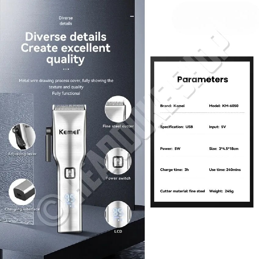 Kemei Professional Hair Clipper Kemei