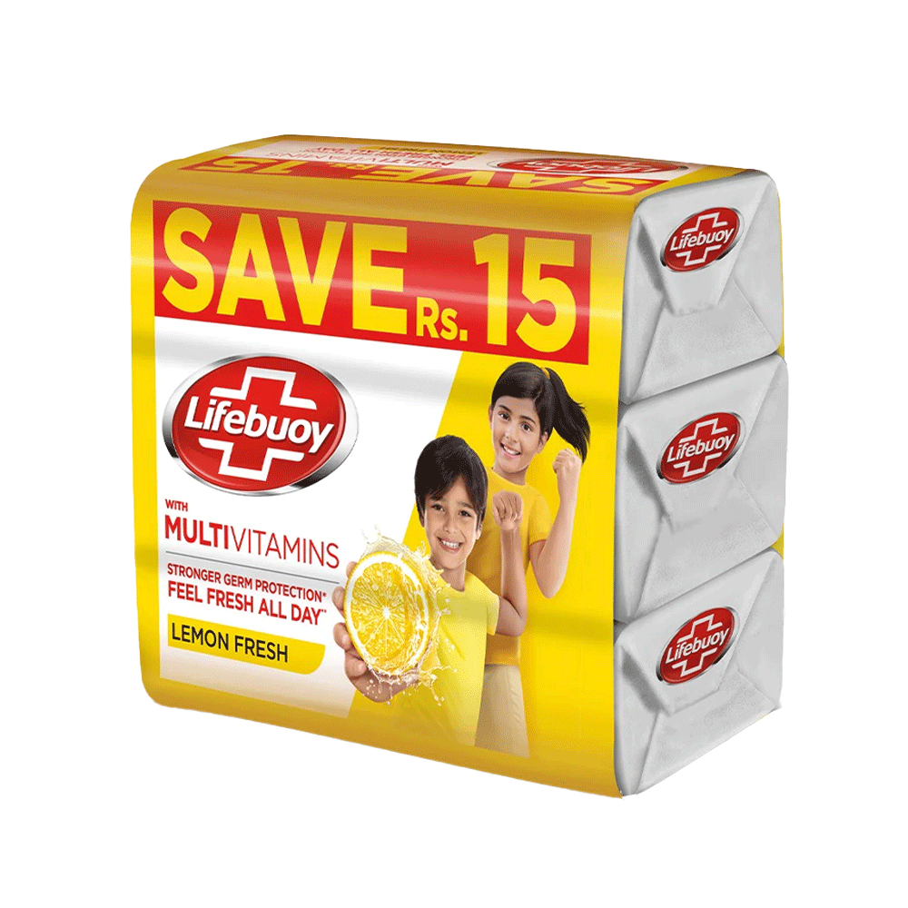 Lifebuoy Lemon Fresh Trio Pack 123gx3 Lifebuoy