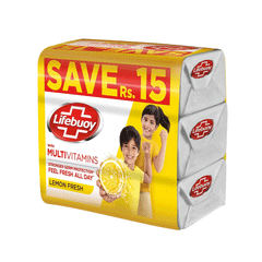 Lifebuoy Lemon Fresh Trio Pack 123gx3 Lifebuoy