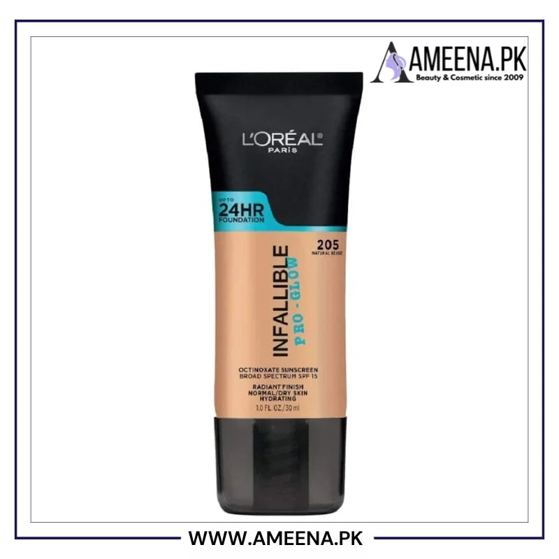 L'Oreal Paris Makeup Infallible Up to 24HR Pro-Glow Foundation Loreal Paris