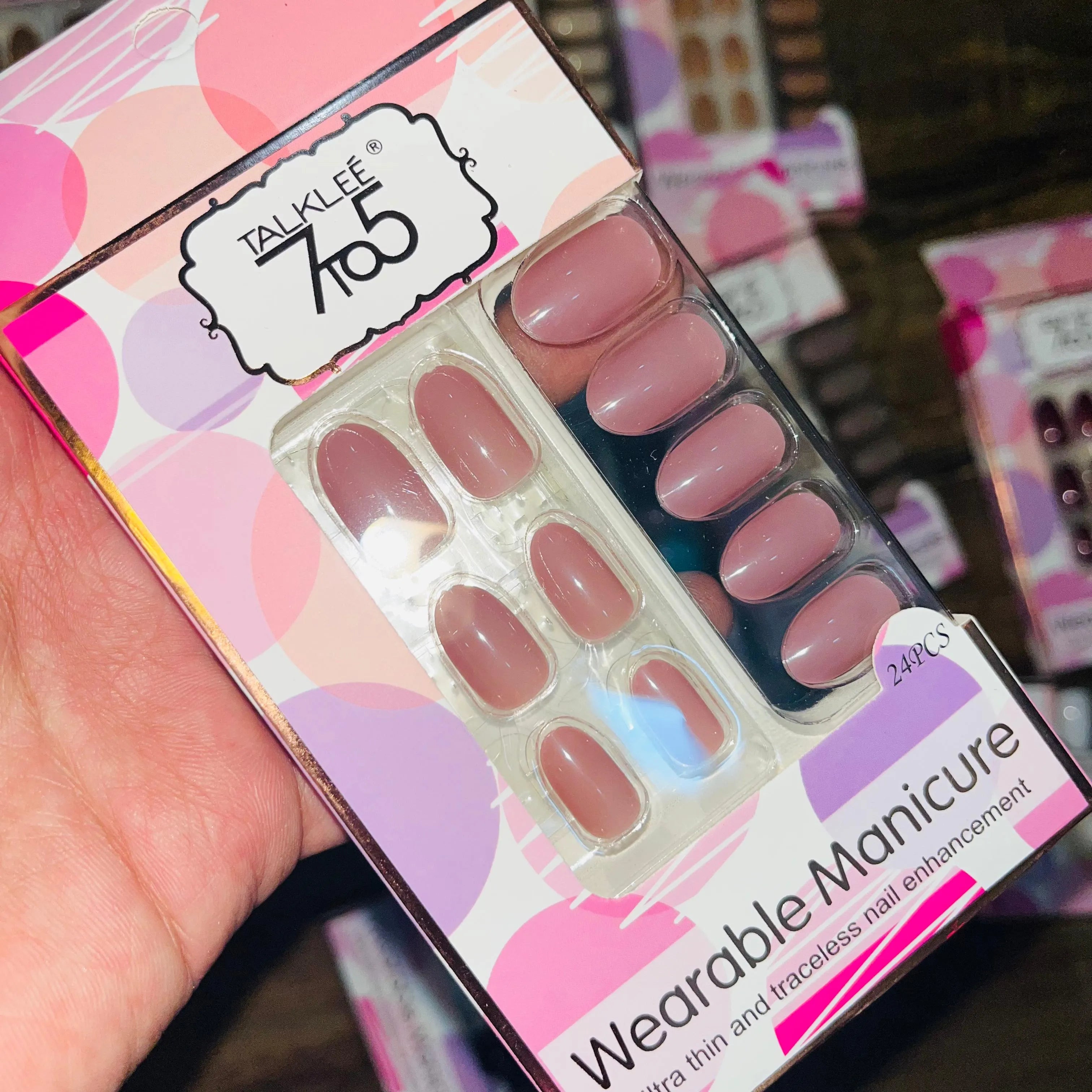 7To5 Talklee Wearable Artifical Nails With Free Stickers Talklee