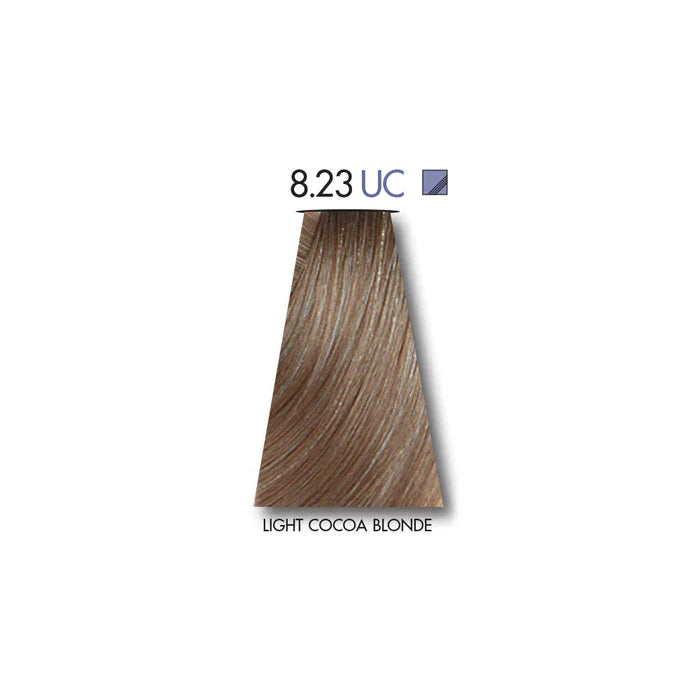 Keune Ultimate Cover Light Cocoa Blonde 8.23 with Keune Developer 20 Volume - 60 ml Keune