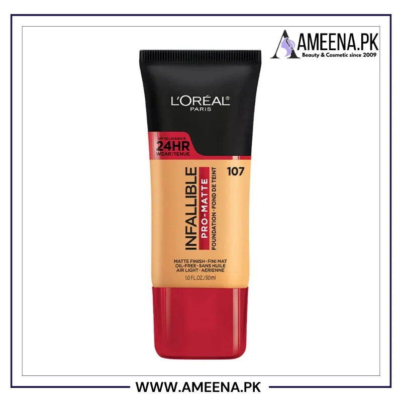 L'Oreal Paris Infallible Pro-Matte Liquid Longwear Foundation Loreal Paris