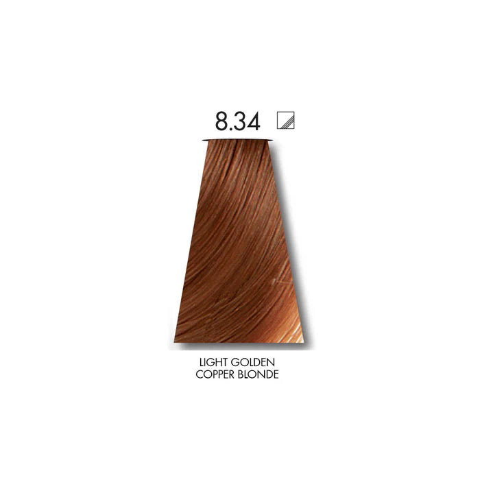 Keune Tinta Deal Light Copper Golden Blonde 8.34 with Keune Developer 20 Volume - 60 ml Keune