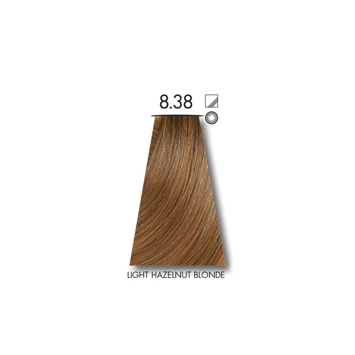 Keune Tinta Deal Light Golden Mocha Blonde 8.38 with Keune Developer 20 Volume - 60 ml Keune