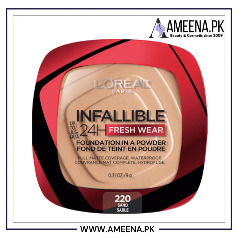 L'Oreal Paris Makeup Infallible Fresh Wear Foundation in a Powder Loreal Paris