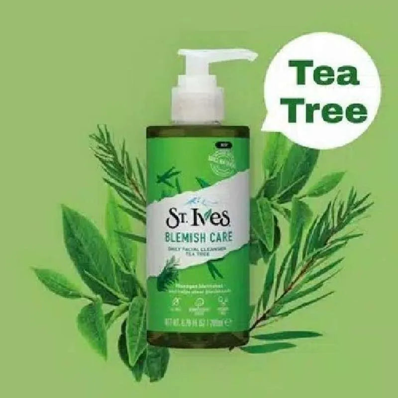ST.ives Blemish Tea Tree Facial Cleanser Wash 200ml Original St. Ives