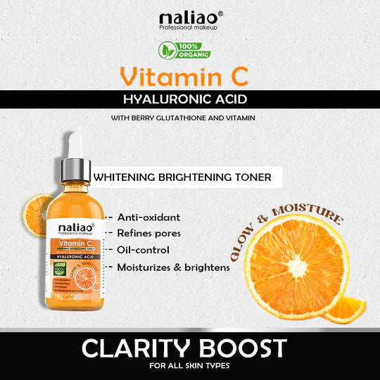 Maliao Vitamin C Whitening Brightening Toner Maliao