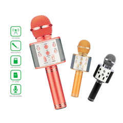 Wireless Mic with Speaker Bluetooth Karaoke Radio Microphone - Each Cosmia.pk