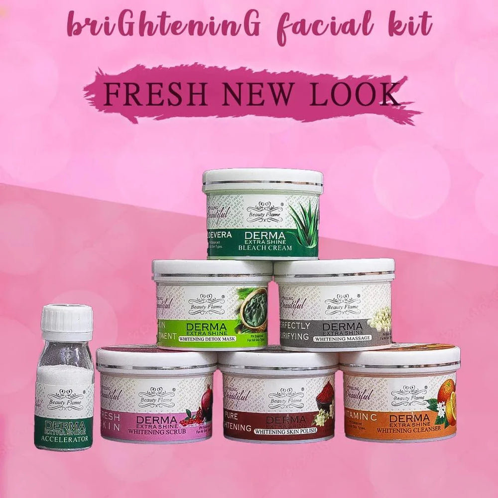 Derma Extra Shine Facial Kit - 95ml Each Derma Shine