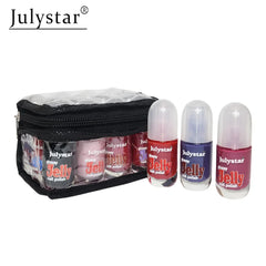 Julystar Glossy Jelly Peel off Nail Polish (Pack of 12Pcs) JulyStar