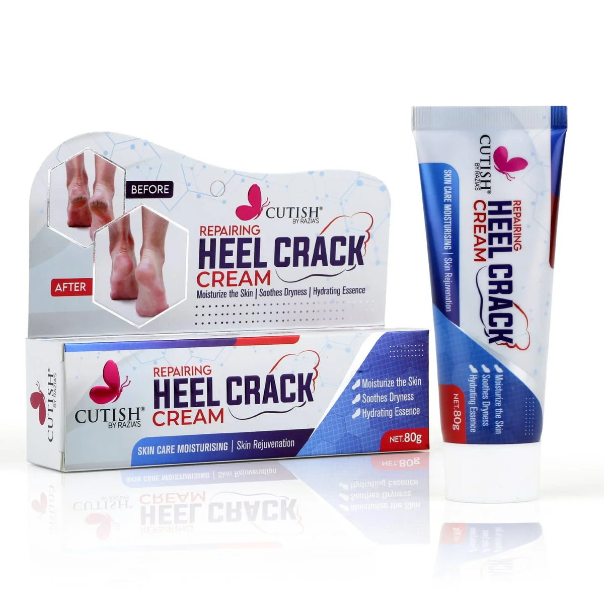 Cutish Heel Care Foot Cream - 80g Cutish