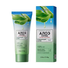 KORMESIC Non-Irritating & Hypoallergeni Oil Makeup Aloe Vera Face Scrub - 100g KORMESIC