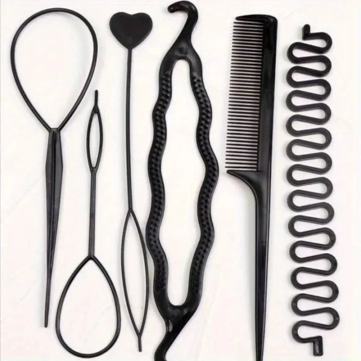 Hair Braiding Tools Set (Pack of 6) Cosmia.pk