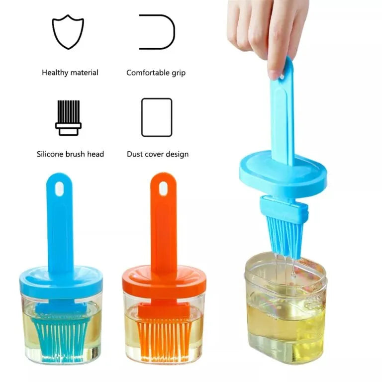 Silicone Oil Brush Bottle with Brush Oil Dispenser Cosmia.pk