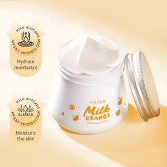 SADOER Orange Milk Vitamin C Face Cream – Whitening & Brightening Moisturizer Sadoer