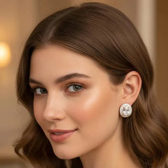 Zarcoon Trendy Stud Tops – Elegant Everyday Earrings Cosmia
