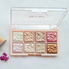 Lareen Time To Meet 8 Color Highlighter Palette Lareen