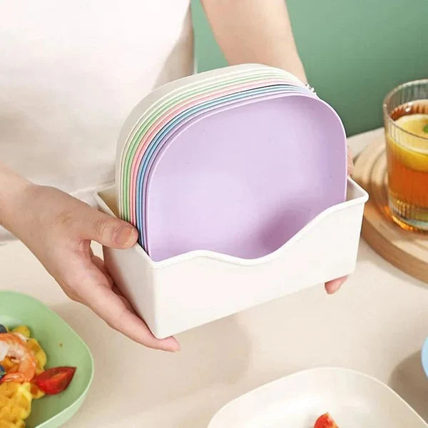 Multi-Function Mini Square Plates Set Cosmia.pk