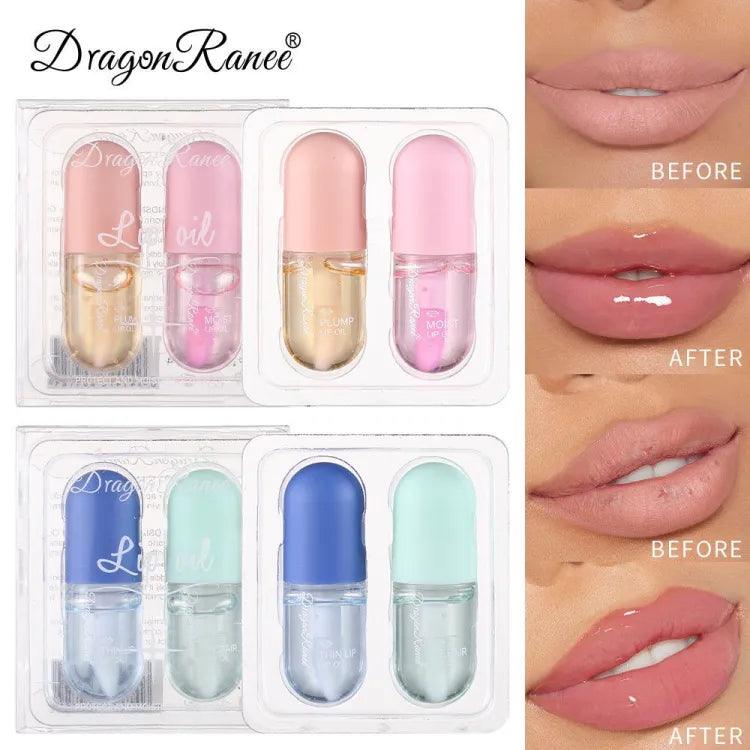 2 Pcs Instant Volumizing Lips Plumper Essential Oil Dragon Ranee