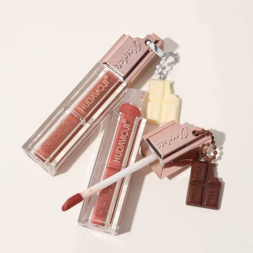 Hudamoji Chocolate Matte Lip Gloss Huda Moji