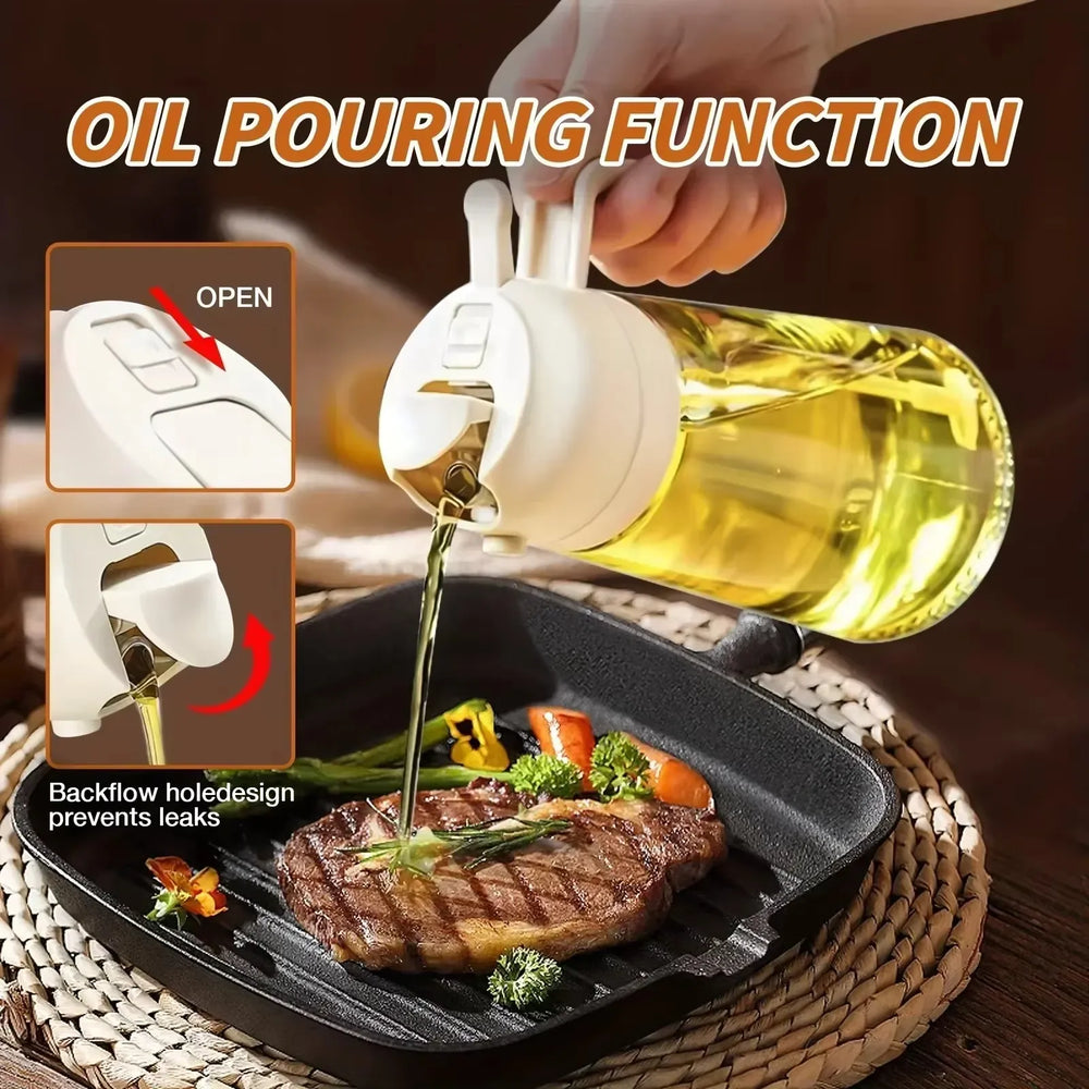 Kitchen Glass Oil Sprayer Bottle - 470ml Cosmia.pk