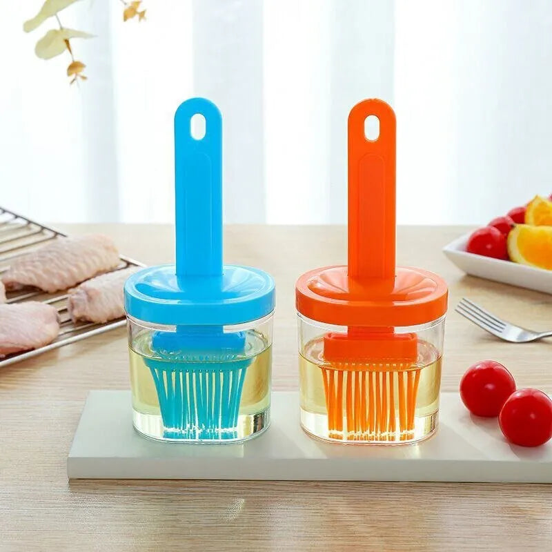 Silicone Oil Brush Bottle with Brush Oil Dispenser Cosmia.pk