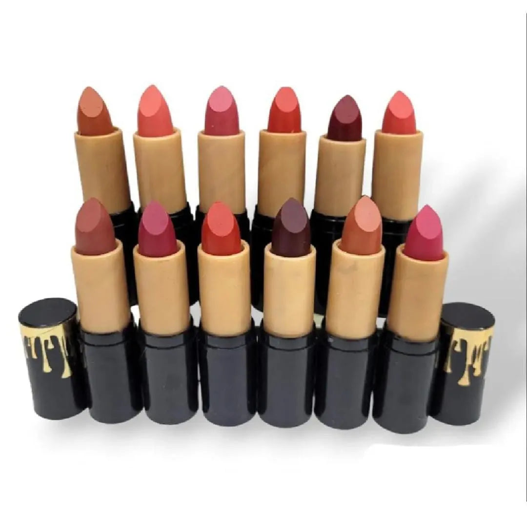 Pack Of 12 Piece Matte Lipstick Multicolour Pack Cosmia.pk
